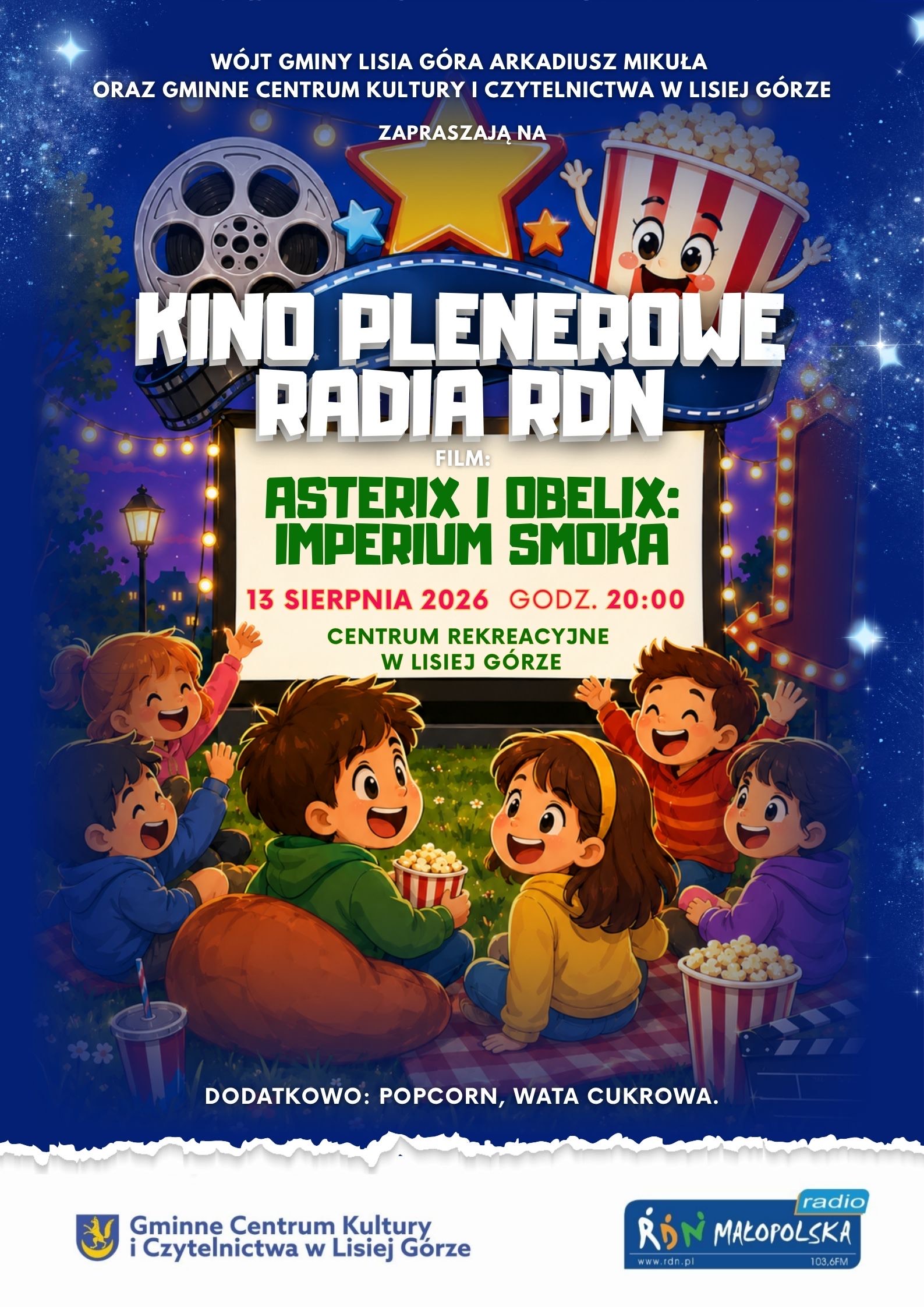 Kino Plenerowe Radia RDN w Lisiej Górze!